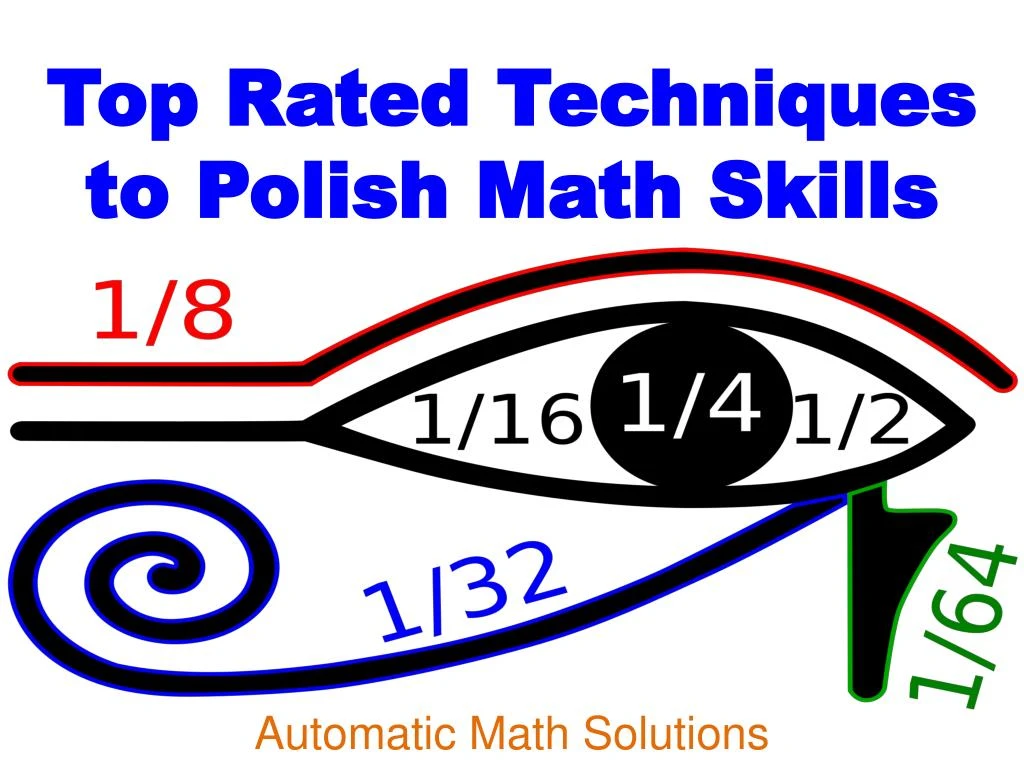 top rated techniques to polish math skills