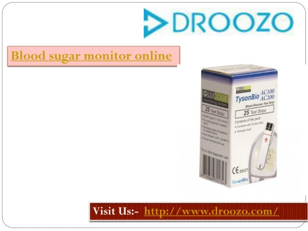 Blood Sugar Monitor Online