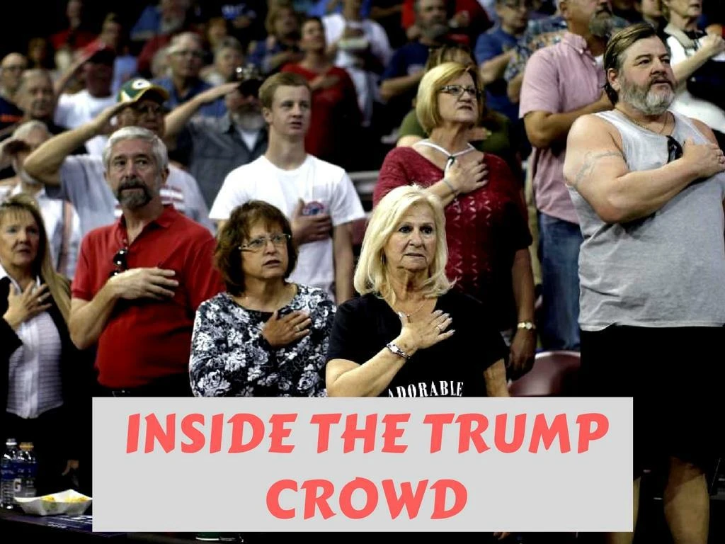 inside the trump crowd