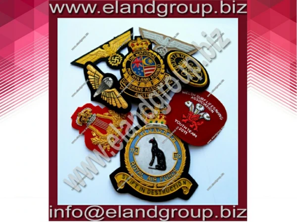 Blazer badges manufacturers