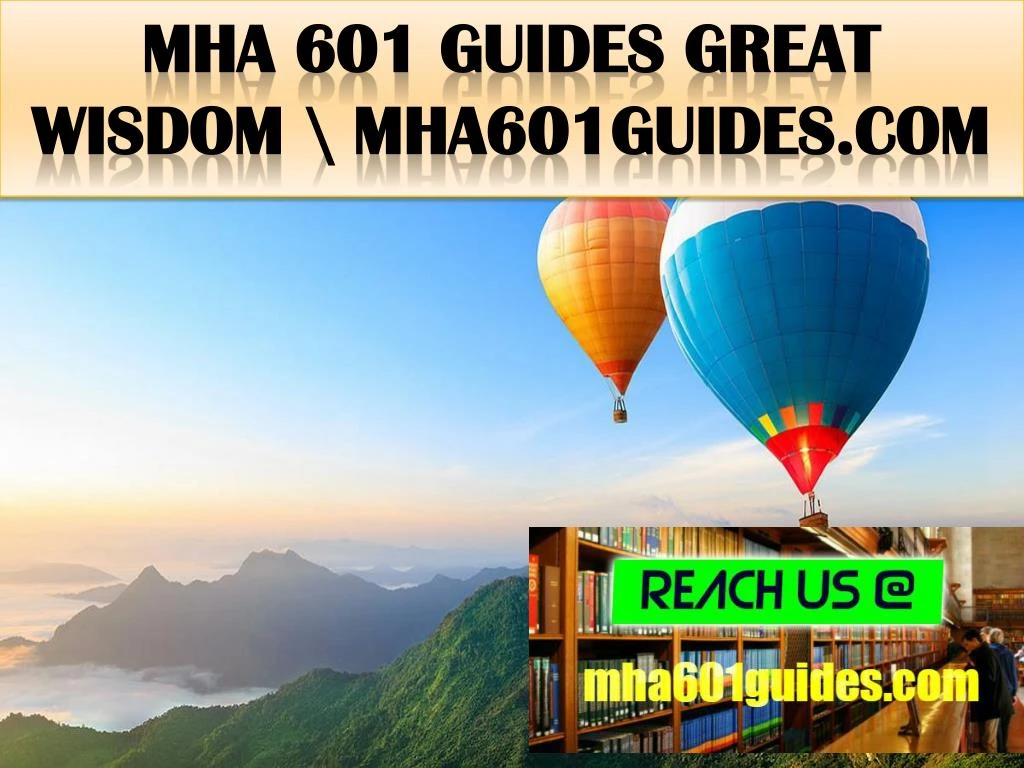 mha 601 guides great wisdom mha601guides com