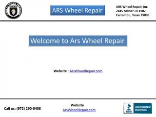 Dallas Rim Repair - slide 1