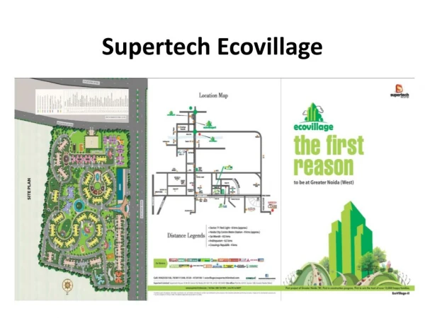 Supertech Ecovillage 1 BHK Apartment in Noida Extension