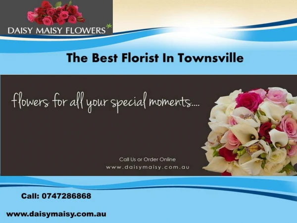 Get Wonderful Flower Arrangements With Florist In Townsville