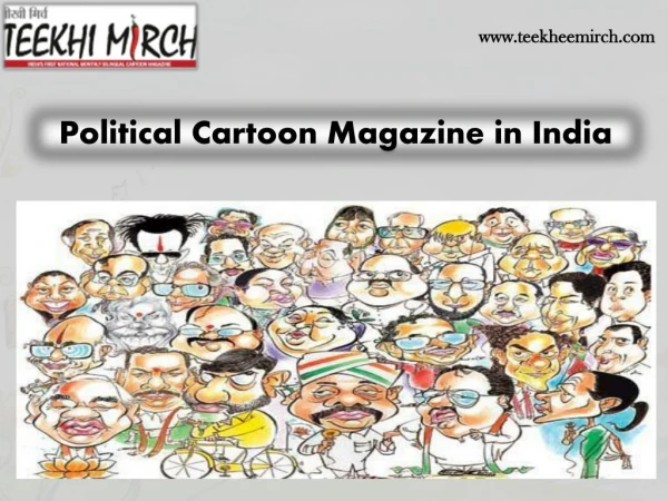 News Magazines Of Political Cartoon In India