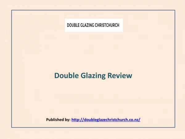 Double Glazing Review