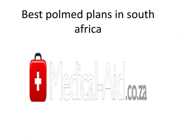 Best polmed plans in south africa