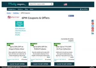 6PM Coupons, Coupon Codes, Promo Codes - slide 1