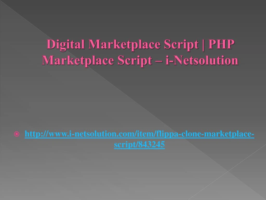 digital marketplace script php marketplace script i netsolution