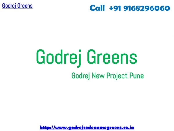 Godrej Greens Undri - Godrej Coming Soon Project At Undri Pune
