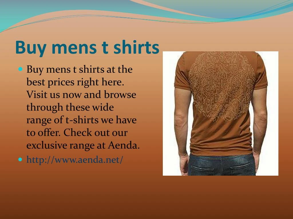 buy mens t shirts