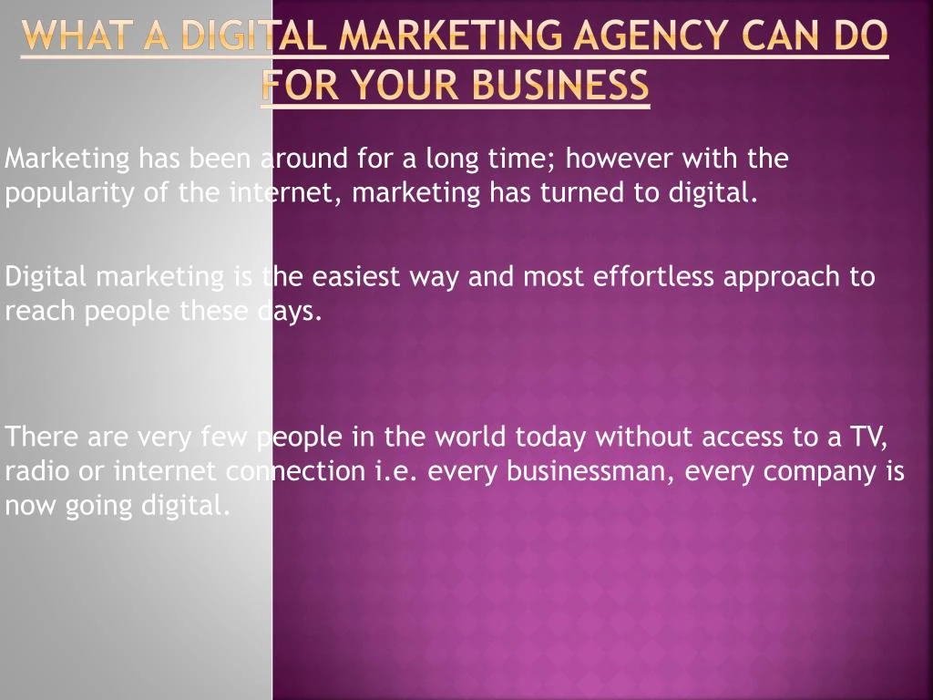 what a digital marketing agency can do for your business