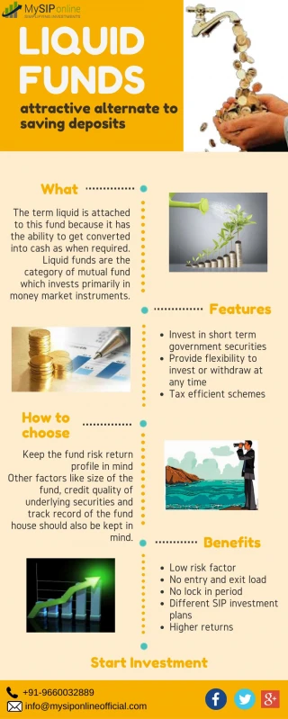 Liquid Funds - alternative for savings deposit - slide 1