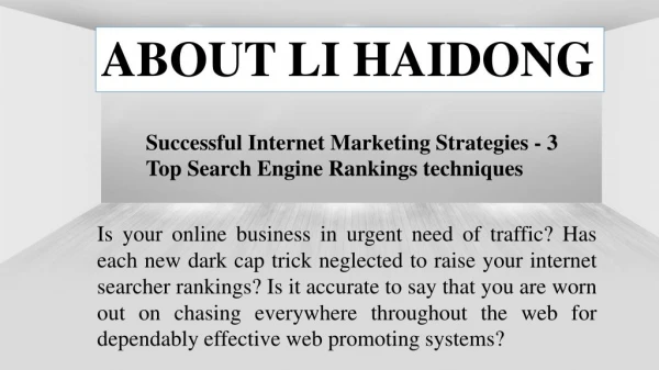Digital Marketing Services with LI haidong