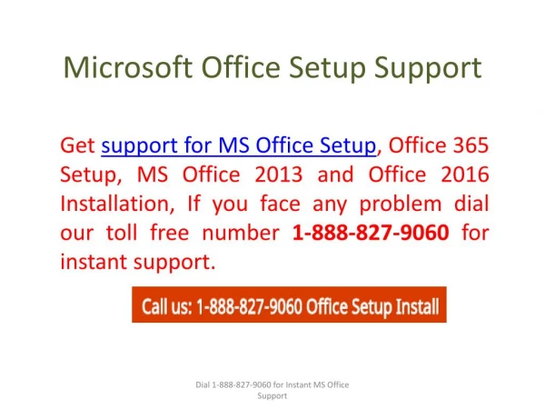 Microsoft Office Setup Support