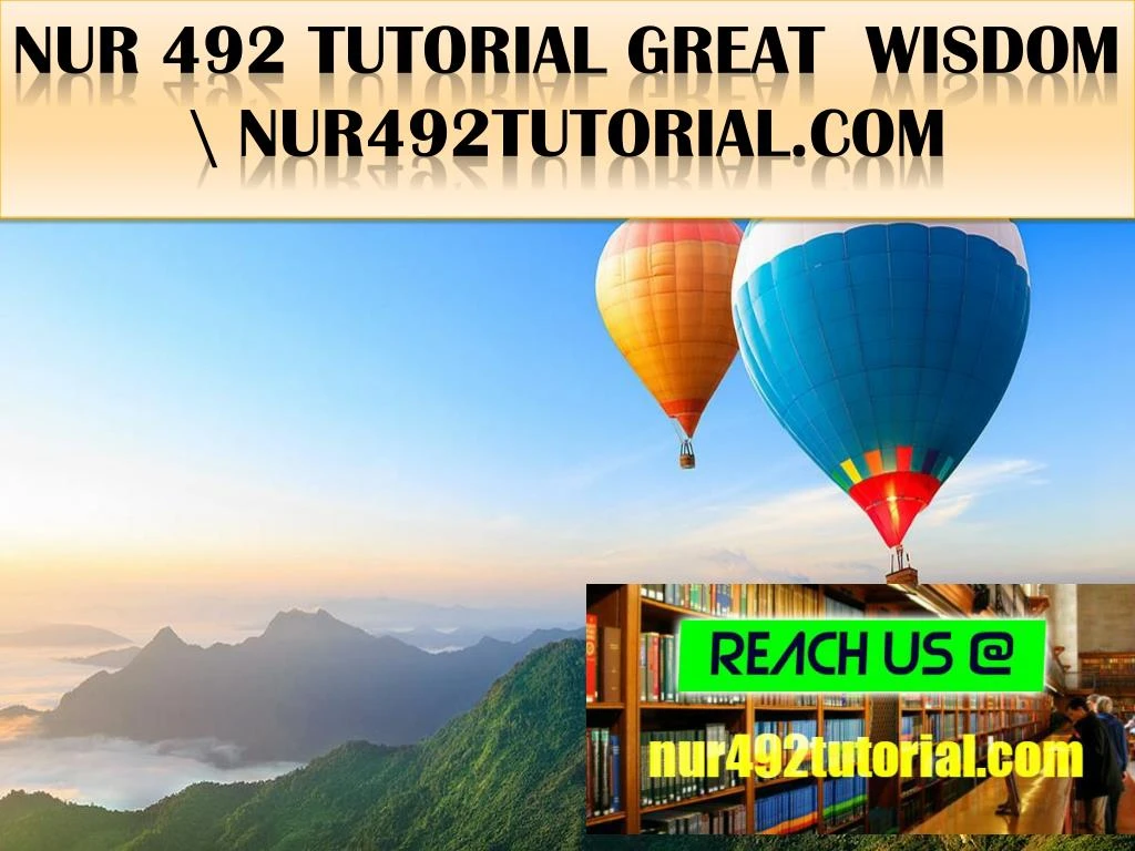 nur 492 tutorial great wisdom nur492tutorial com