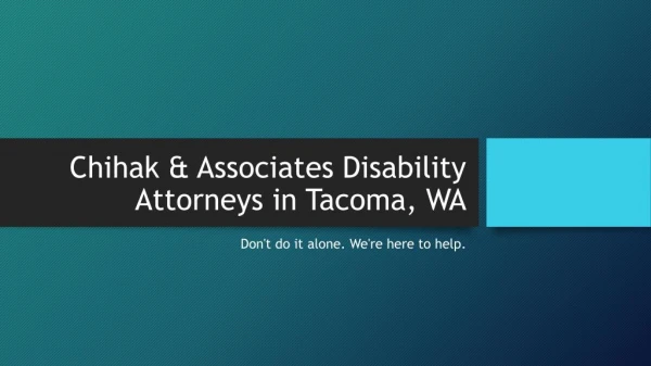 Chihak & Associates Disability Attorneys in Tacoma, WA