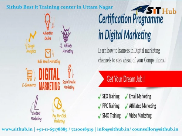 web designing development seo and digital marketing course in uttam nagar