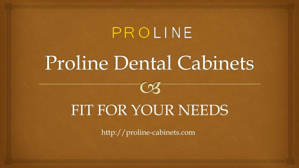 proline dental cabinets
