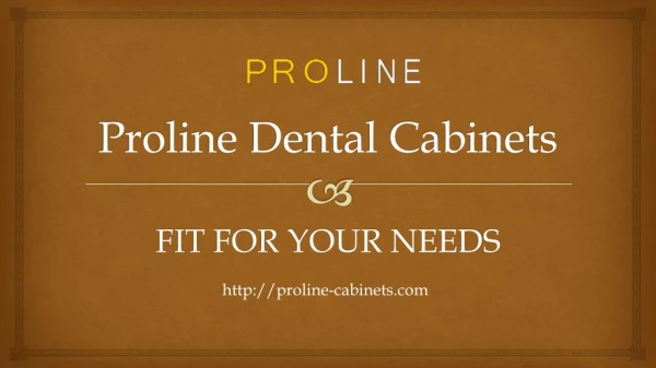 Proline Dental Cabinets