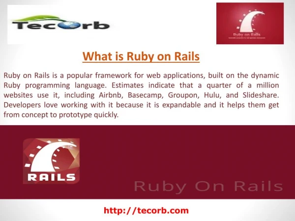 Tecorb Technologies- Ruby on Rails Development company