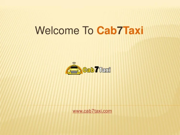 Cab7Taxi - Best Car Rental Company in Ahmedabad, India