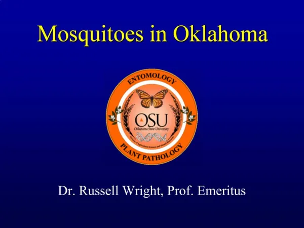 Mosquitoes in Oklahoma