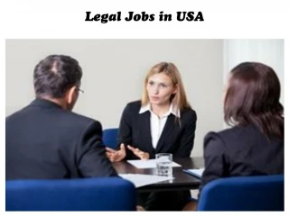 Legal Jobs in USA