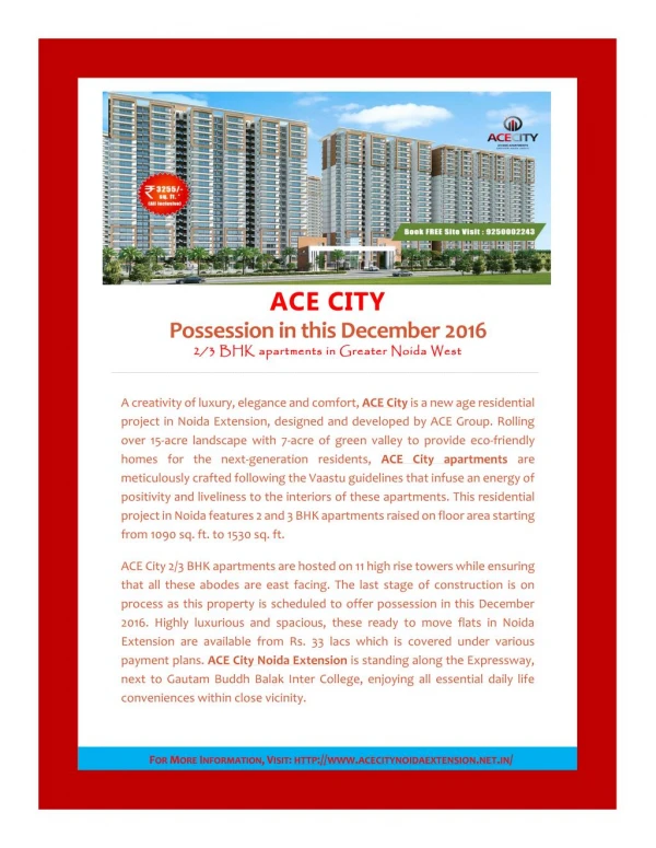 Ace City-Possession in this December 2016