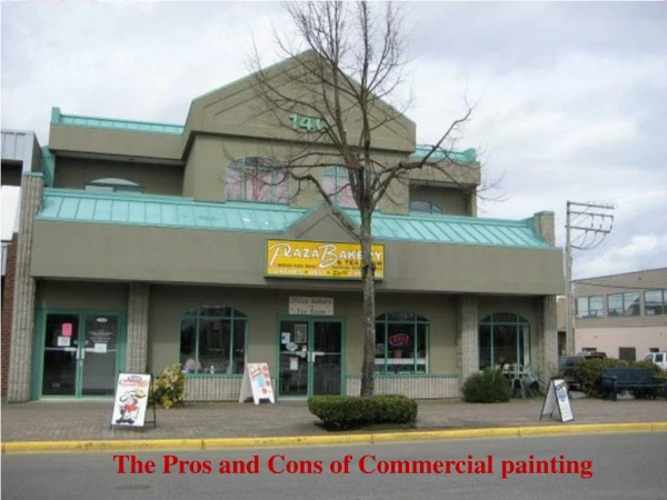 The Pros and Cons of Commercial painting