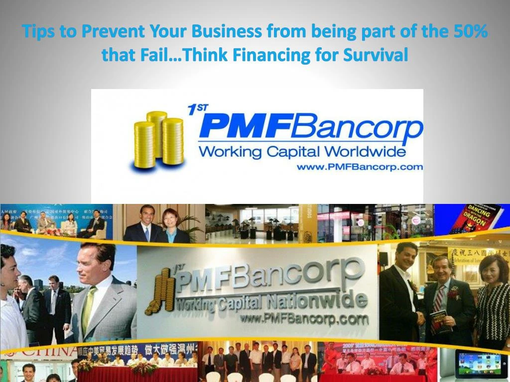 tips to prevent your business from being part of the 50 that fail think financing for survival