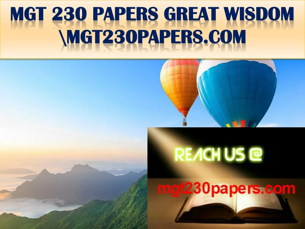 mgt 230 papers great wisdom mgt230papers com