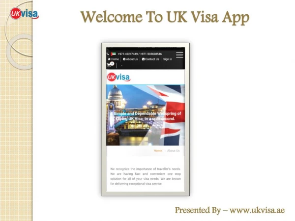 UKVisa.ae Launches Its New App "UK Visa - Dubai"