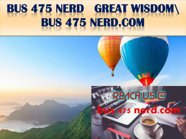 BUS 475 NERD GREAT WISDOM\ bus 475 nerd.com