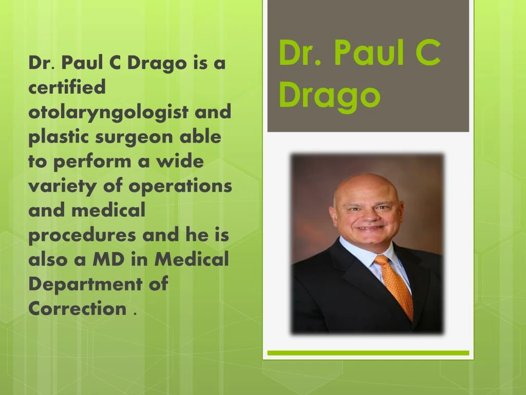 dr paul c drago