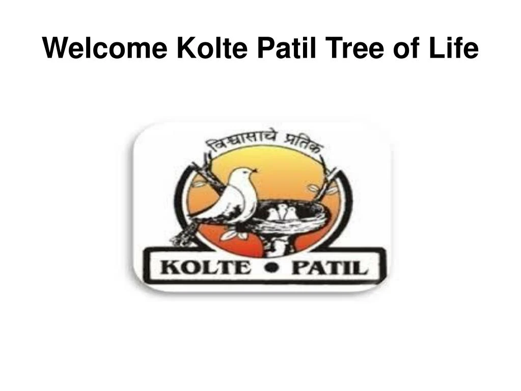 welcome kolte patil tree of life