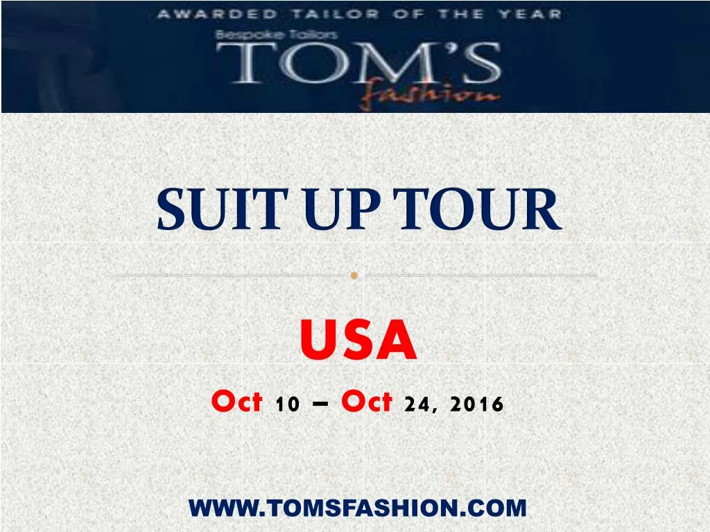 suit up tour