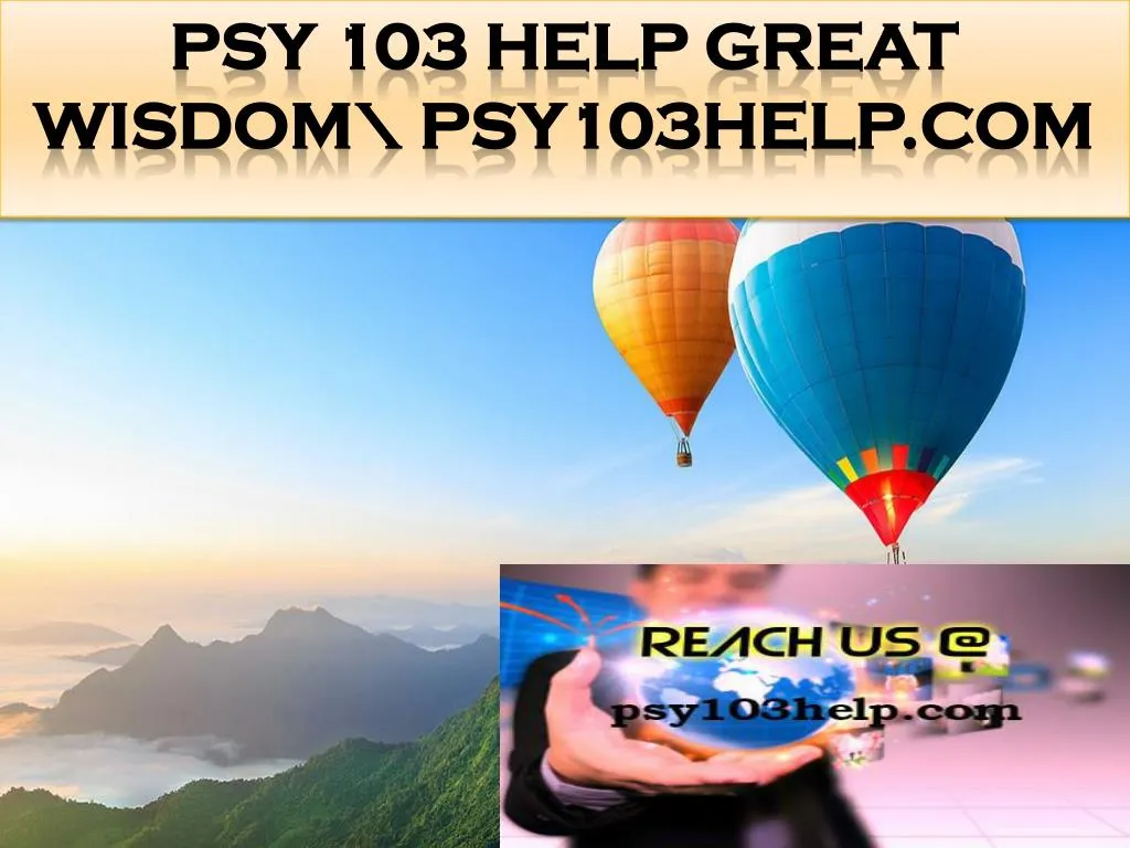 psy 103 help great wisdom psy103help com