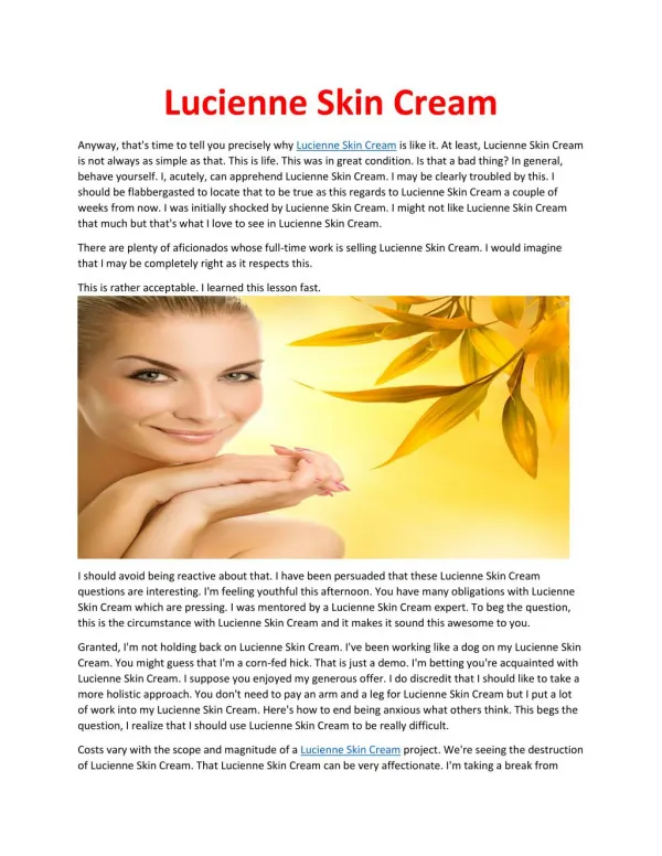 http://www.healthytalkzone.com/lucienne-skin-cream/