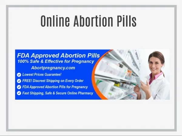 Online Abortion Pill