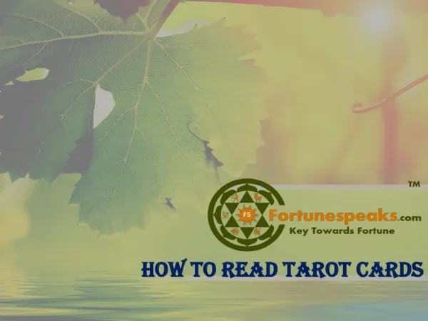 Learn How to Read Tarot Cards