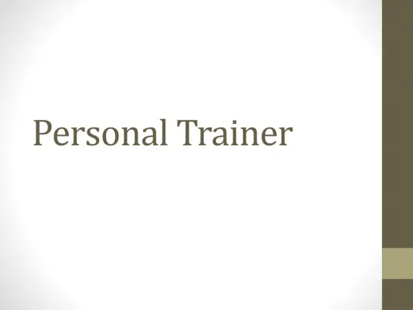 10 Things You Must Know Before Hiring a Personal Trainer