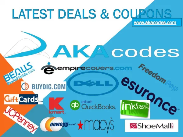 Online Codes, Coupons and Deals