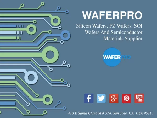 WaferPro - Silicon Wafer Supplier From California, USA