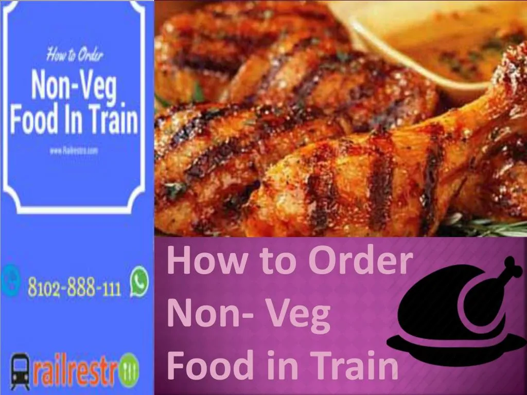 how to order non veg food in train
