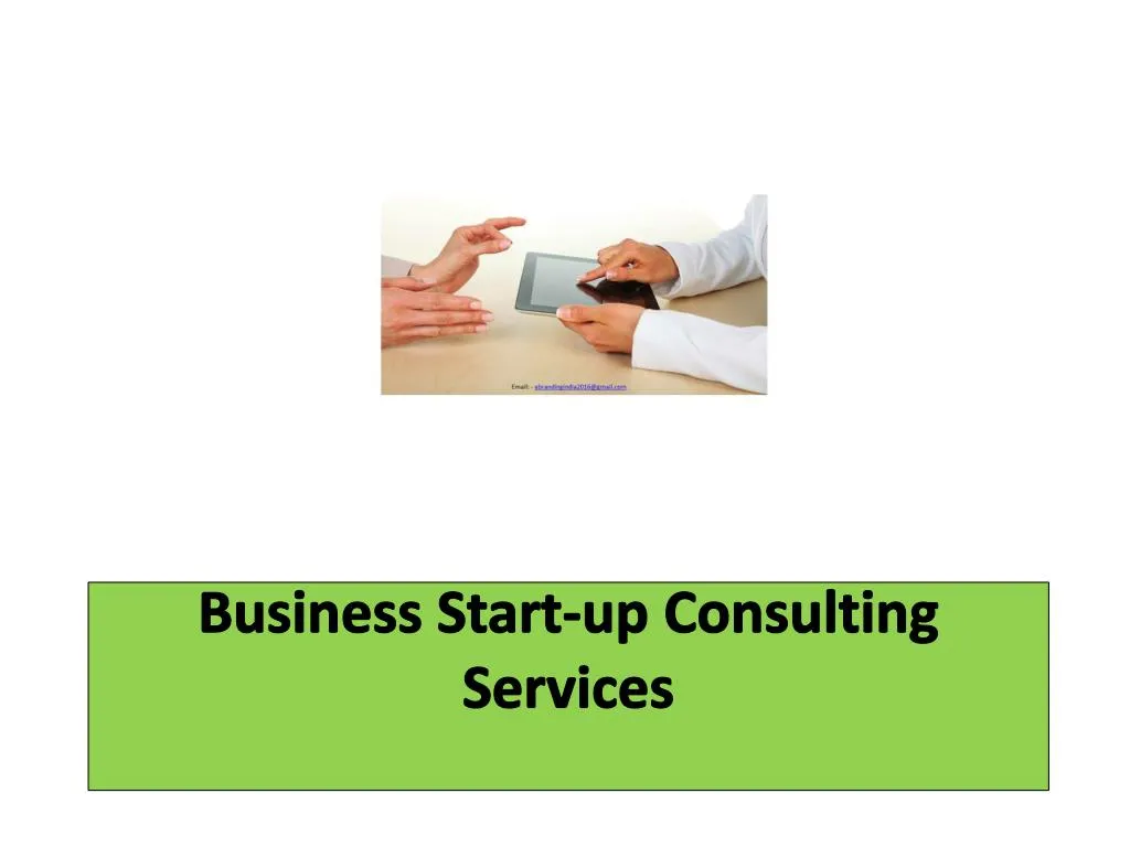 business start up consulting services