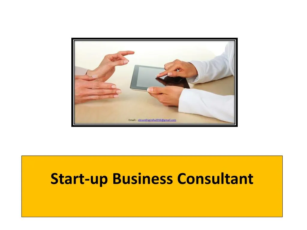 start up business consultant