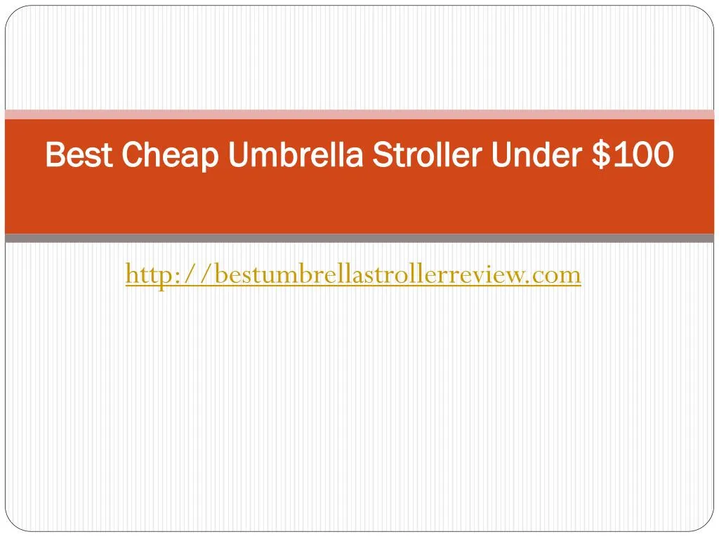 best cheap umbrella stroller under 100