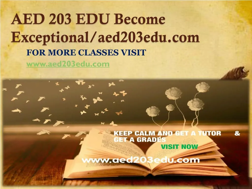 aed 203 edu become exceptional aed203edu com