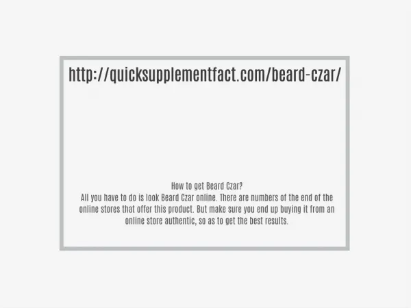 http://quicksupplementfact.com/beard-czar/
